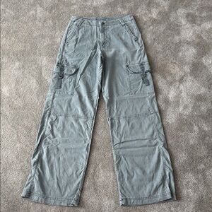 American Eagle Outfitters Cargo Pants in Light Blue